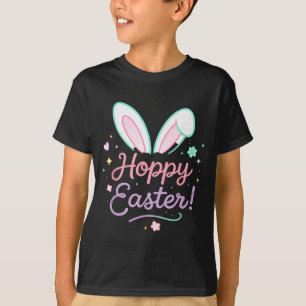 T-shirt Design simple de lapin minimal pour Pâques joyeuse