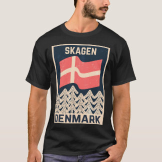T-shirt Design Skagen Danemark vintage