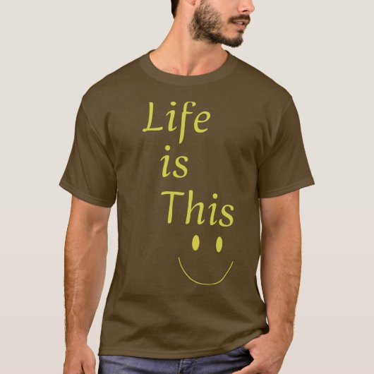 T-shirt Design souriant (Devant)