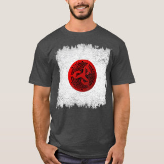 T-shirt Design Sun levant japonais