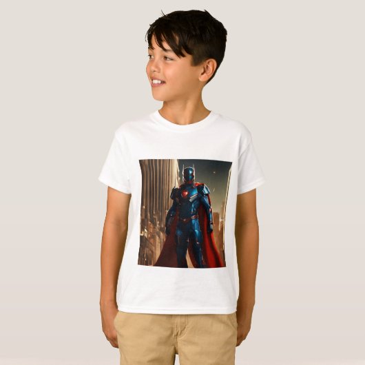 t-shirt design superhero (Devant entier)