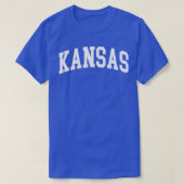 T-shirt Design Throwback Kansas Classique (Design devant)