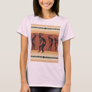 T-shirt Design tribal Kokopelli