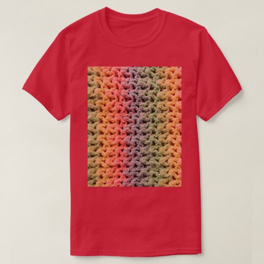 T-shirt Design Tricot Rainbow Pastel (Design devant)