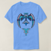 T-shirt Design Turquoise Thunderbird (Design devant)