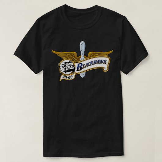 T-shirt Design vintage Blackhawk (Design devant)