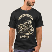 T-shirt design vintage blanc (Devant)