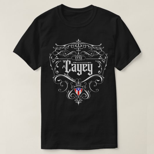 T-shirt Design Vintage Cayey (Design devant)