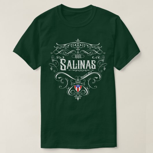 T-shirt Design Vintage Salinas (Design devant)