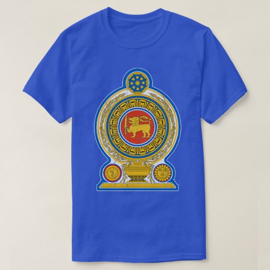 T-shirt Design Vintage Sri Lanka (Design devant)