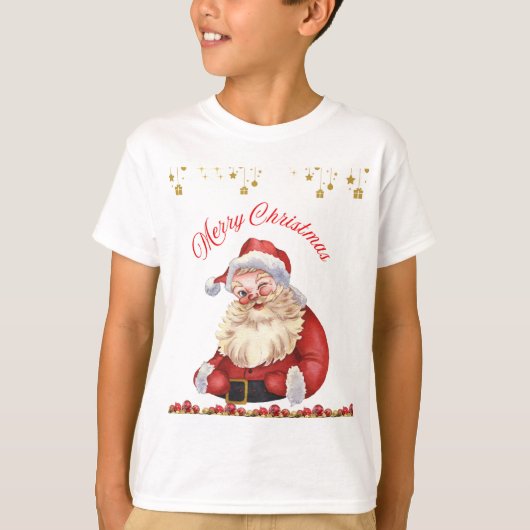 T-Shirt Design voor Kinderen - Christmas Design T- (Voorkant)