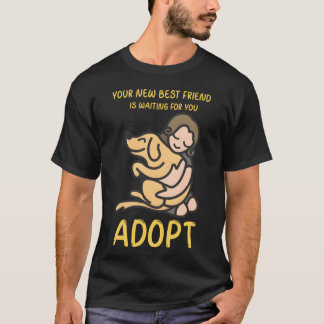 T-shirt DESIGNAdopt Votre nouvel ami