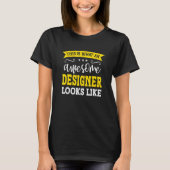 T-shirt Designer Job Title Employee Funny Worker Professio (Devant)