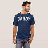 T-shirt Designhat dit fille à papa (Devant entier)