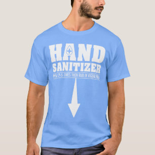 T-shirt Désinfectant pour les mains Humour sarcasme adulte