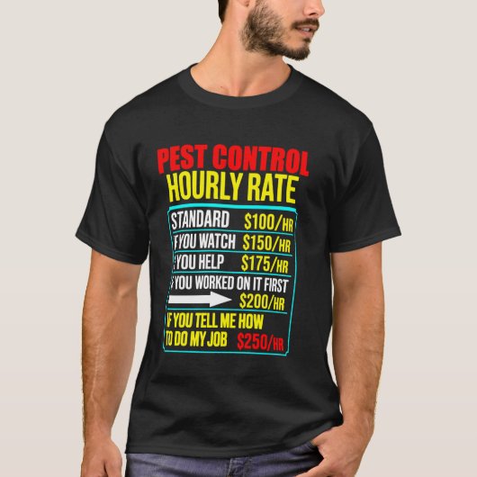 T-shirt Désinsectiseurs drôles de la lutte antiparasitaire (Devant)