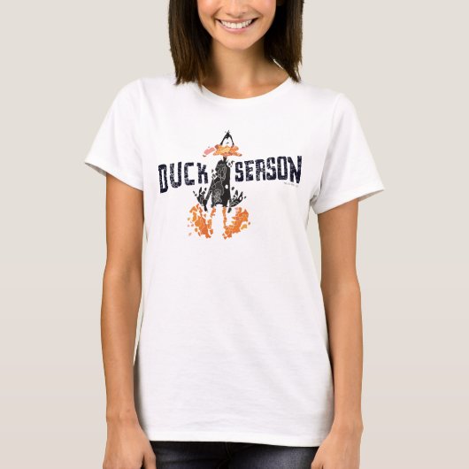 T-shirt Désintégration de DAFFY DUCK™ "saison canard" (Devant)