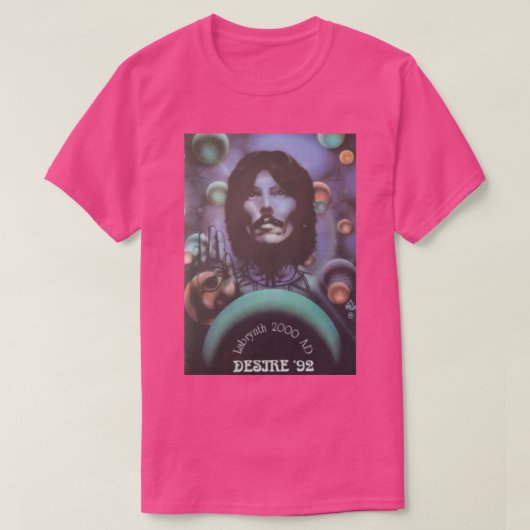 T-shirt Désir 92 Old School Rave Flyer (Design devant)