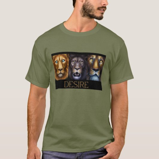 T-SHIRT DÉSIR, LIONS (Devant)