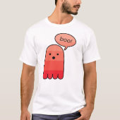 T-shirt Désir Red Boo Ghost Halloween (Devant)