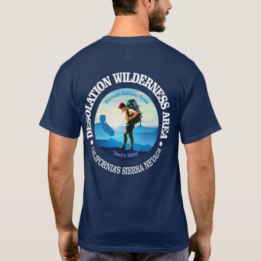 T-shirt Désolation Wilderness (Hiker 4) (Dos)