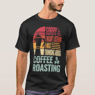 T-shirt Désolé Café Dégustation hommes caféine barista ret