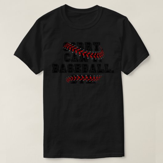 T-shirt Désolé Cant Baseball Bye 20 (Design devant)