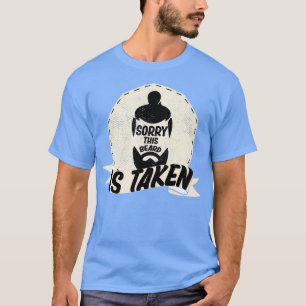 T-shirt désolé cette barbe a pris la barbe idées cadeaux