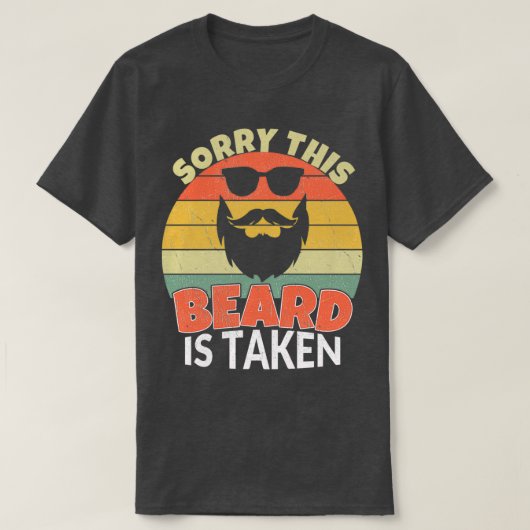 T-shirt Désolé Cette Barbe Est Pris Tatouage À La Barbe Pa (Design devant)