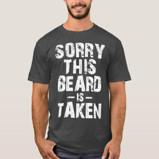 T-shirt désolé cette barbe est prise 14