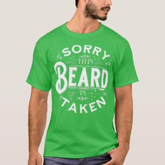 T-shirt Désolé Cette Barbe Est Prise 18