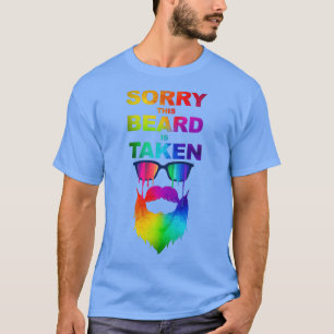 T-shirt Désolé Cette Barbe Est Prise 38 1