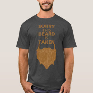 T-shirt Désolé cette barbe est prise 77