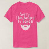 T-shirt Désolé Cette Barbe Est Prise 8 1 (Design devant)
