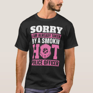 T-shirt Désolé D'Avoir Déjà Été Pris Par Un Officier De Po