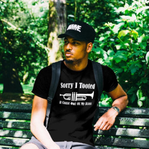 T-shirt Désolé d'avoir pris Funny Trumpet Player musique