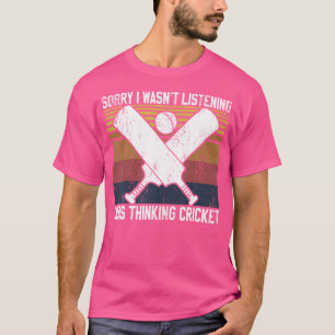 T-shirt Désolé De Ne Pas Avoir Écouté Que Je Pensais À Cri