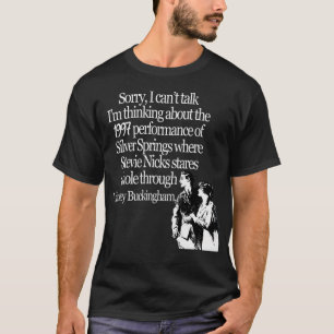 T-shirt Désolé De Ne Pas Penser À La Perfo 1997