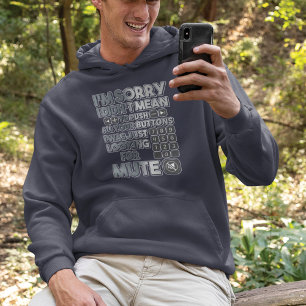 T-shirt Désolé de ne pas vouloir dire que vous poussez vos