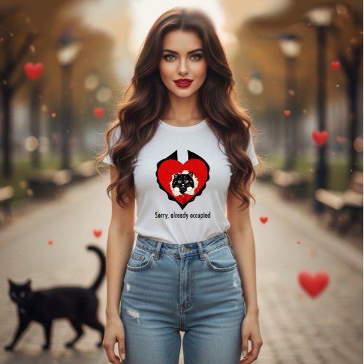 T-shirt Désolé, déjà occupé
