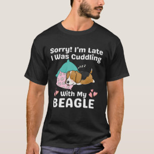 T-shirt Désolé d'être en retard, je me suis étranglé avec