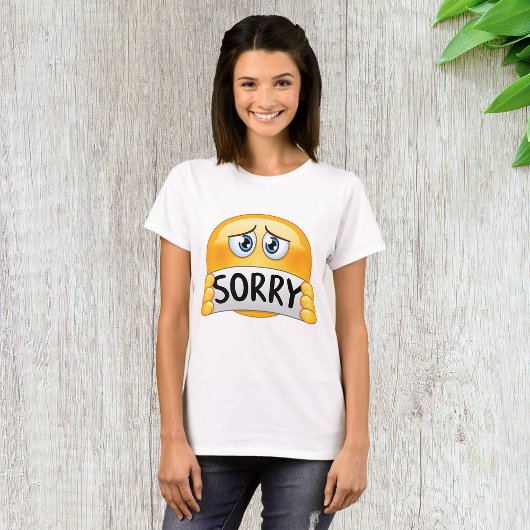 T-shirt Désolé Emoticon