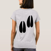 T-shirt Désolé Garçons seulement mes chèvres peuvent march (Dos)