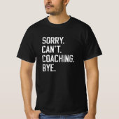T-shirt Désolé, impossible de coaching | Coach papa modern (Devant)