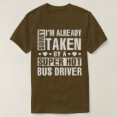 T-shirt Désolé Ix27M Déjà Pris Par Un Super Bus (Design devant)