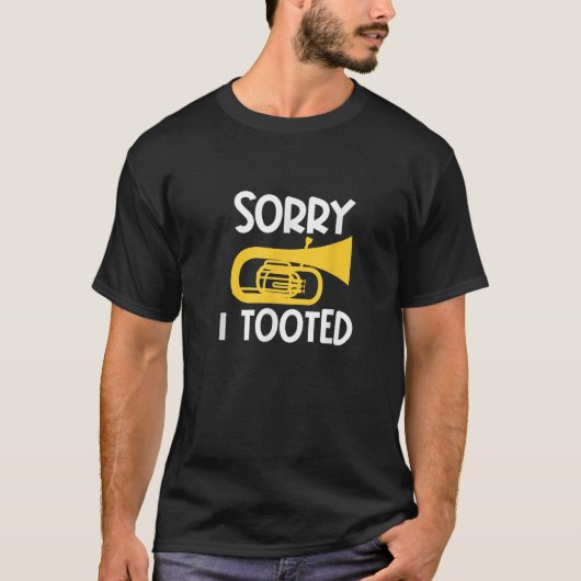 T-shirt Désolé J'Ai Pris Baritone Funny Euphonium Player B (Devant)