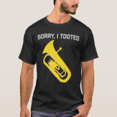 T-shirt Désolé J'Ai Pris Baritone Funny Euphonium Player B (Devant)