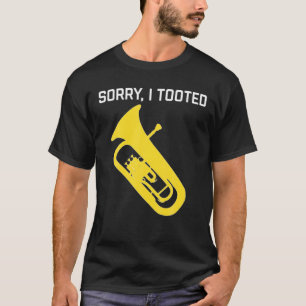 T-shirt Désolé J'Ai Pris Baritone Funny Euphonium Player B