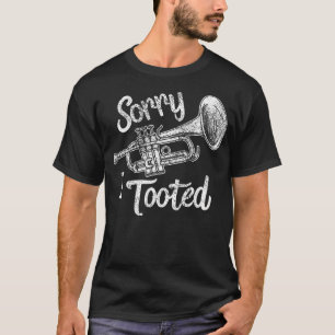 T-shirt Désolé j'ai Trompeté