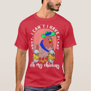 T-shirt Désolé Je Ne Peux Pas Avoir De Plans Avec Mon Agri